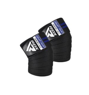 RDX KR11 Gym Knee Wrap Blue