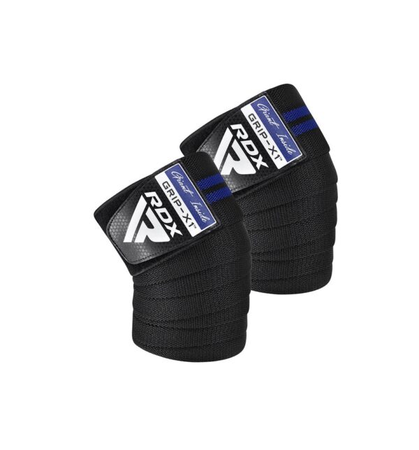 RDX KR11 Gym Knee Wrap Blue