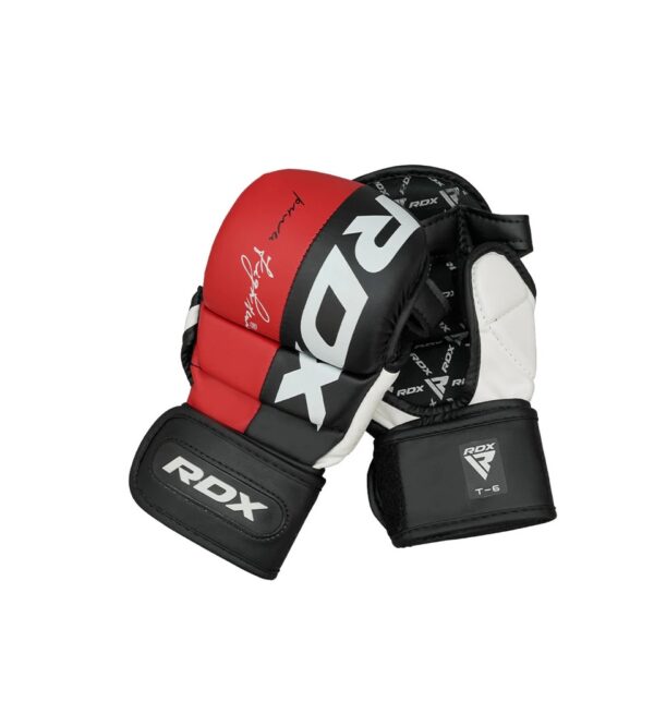 RDX T6 MMA Sparring Gloves 7oz RED / MMA-перчатки