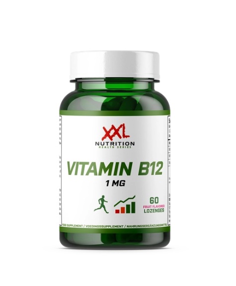 XXL Nutrition Vitamin B12 1mg 60 lozenges / Vitamiin B12