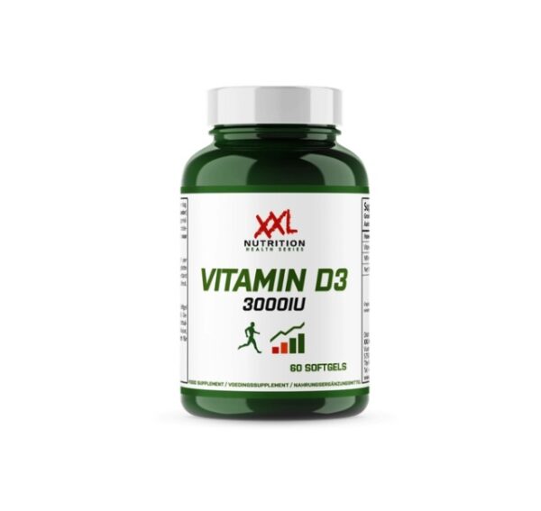 XXL Nutrition Vitamin D3 3000iu 60sgels