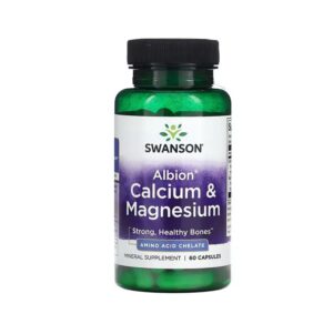 Swanson Albion Calcium & Magnesium 60caps