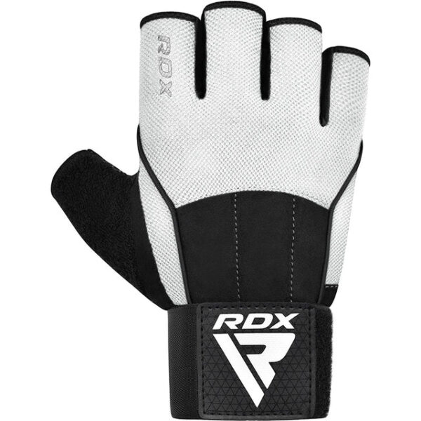 RDX Workout Gym Gloves W3 White