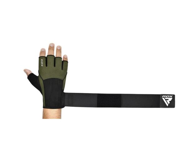 RDX Workout Gym Gloves W3 Army Green / Перчатки для тренировок
