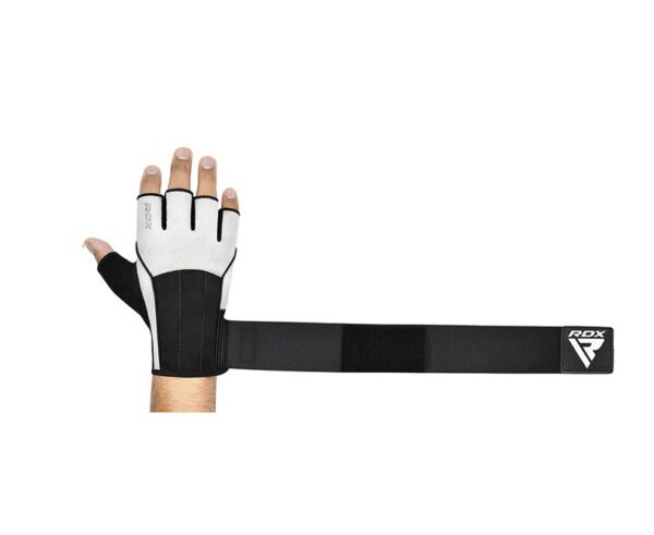 RDX Workout Gym Gloves W3 White