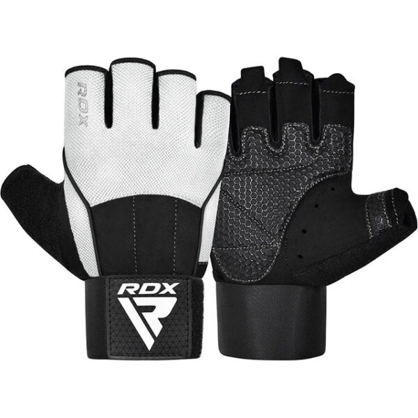 RDX Workout Gym Gloves W3 White