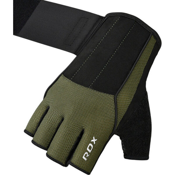 RDX Workout Gym Gloves W3 Army Green / Перчатки для тренировок