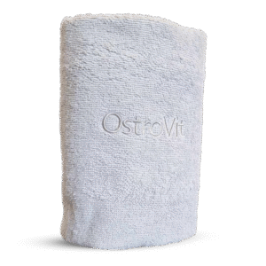 OstroVit Gym Towel with a pocket 90 x 40cm / Puuvillane jõusaali rätik
