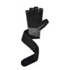 RDX L4 Open Finger Weightlifting Gym Gloves Grey
