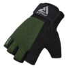 RDX W1H Gym Workout Gloves Army Green