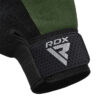 RDX W1H Gym Workout Gloves Army Green