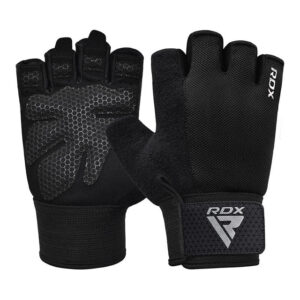RDX W1H Gym Workout Gloves Black