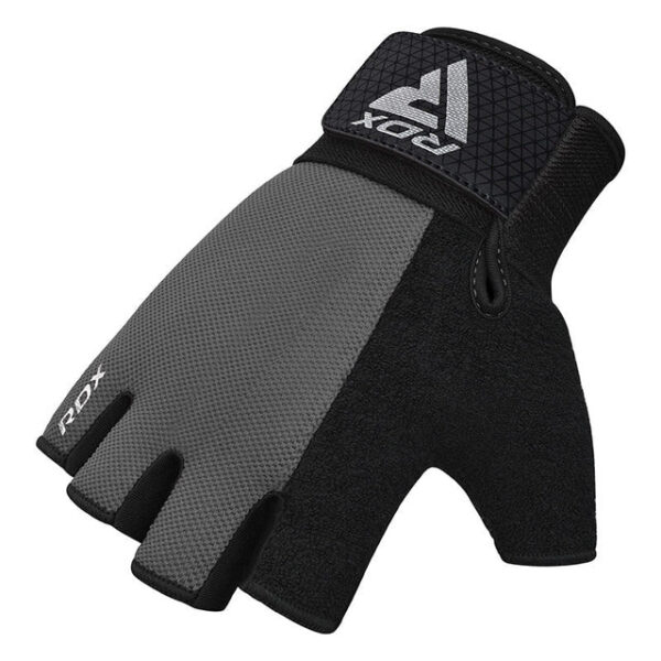 RDX W1H Gym Workout Gloves Grey
