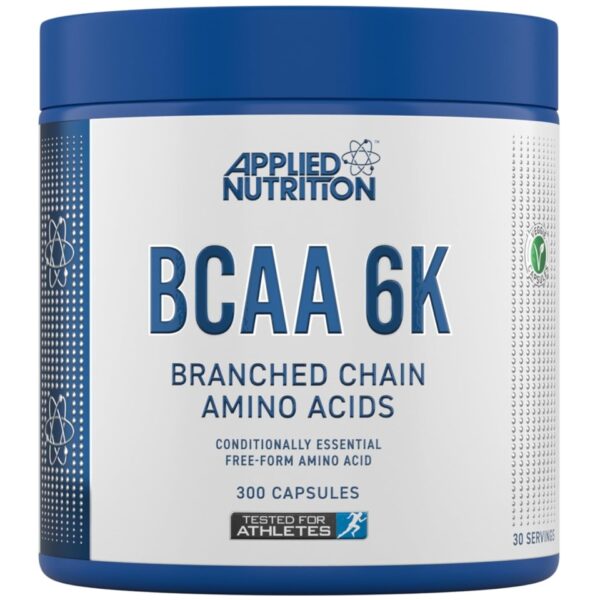 Applied-Nutrition-BCAA-6000mg-Capsules Applied Nutrition BCAA 6K 300caps / BCAA 4:1:1 aminohapped