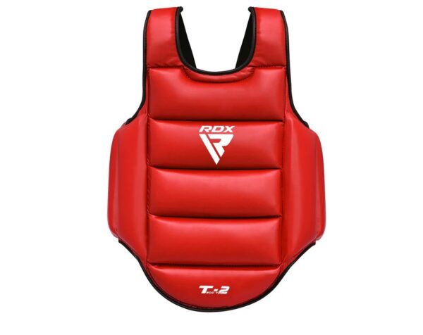 RDX T2 Karate Chest Guard Red