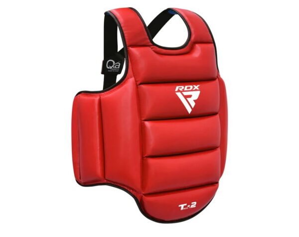 RDX T2 Karate Chest Guard Red