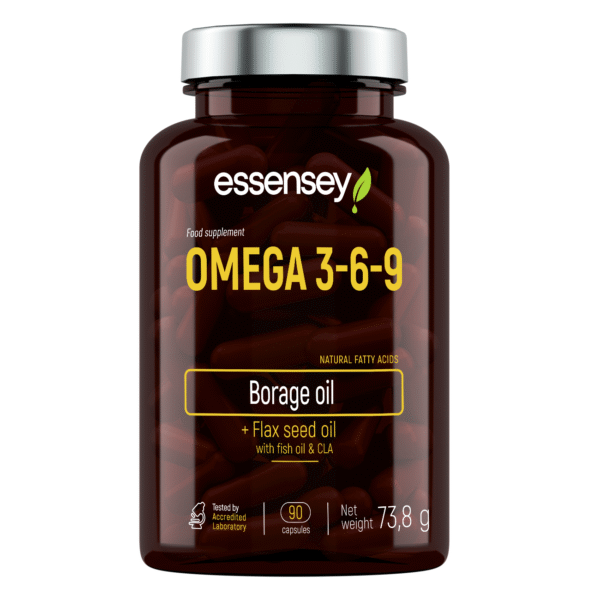 Rasvhape-TREC-ESSENSEY-OMEGA-3-6-9-90-kapslit Essensey Omega 3-6-9 90caps