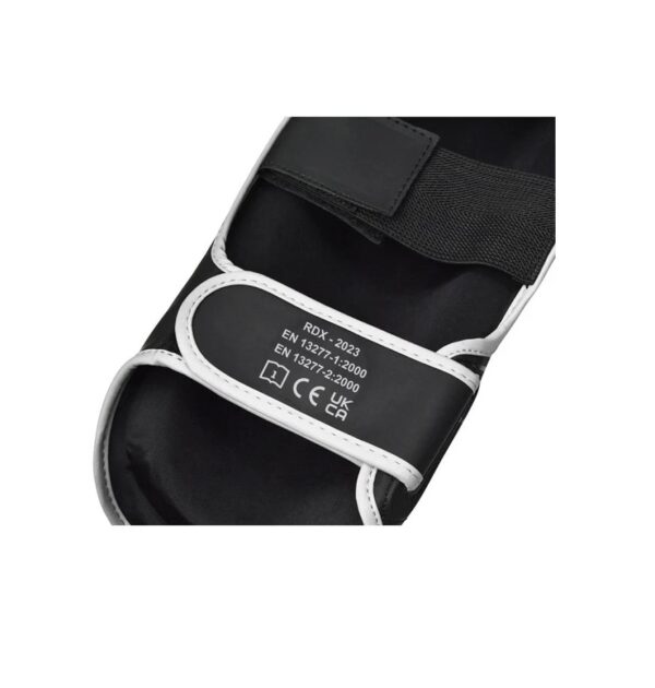 RDX F6 KARA Shin Instep Guards WHT BL 4 RDX F6 MMA KARA Shin Instep Guards White/Black