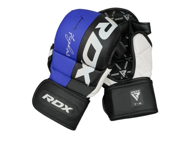 RDX T6 MMA Sparring Gloves 7oz BLUE / MMA-перчатки