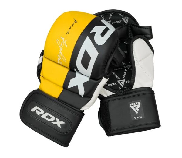 RDX T6 MMA Sparring Gloves 7oz Yellow / MMA-перчатки