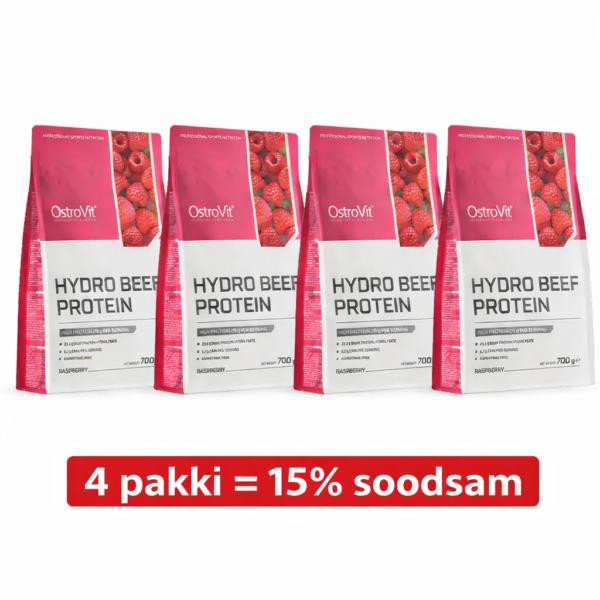 OstroVit Hydro Beef Protein 700g / 4 packs