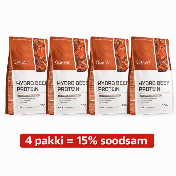OstroVit Hydro Beef Protein 700g / 4 packs