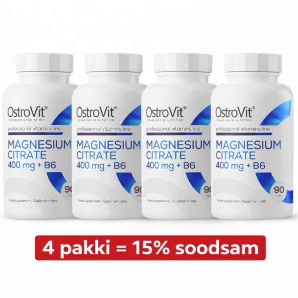 ca6edde7-37f5-4ad2-aecc-c73191f52a96 OstroVit Magnesium Citrate 400 mg + B6 90tabs / 4 packs