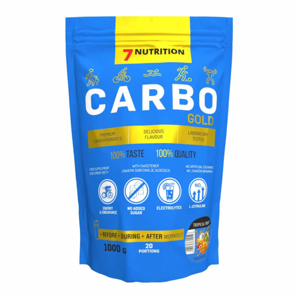 7Nutrition Carbo Gold 1000g / Süsivesikute segu koos tsitrulliini ja mineraalidega