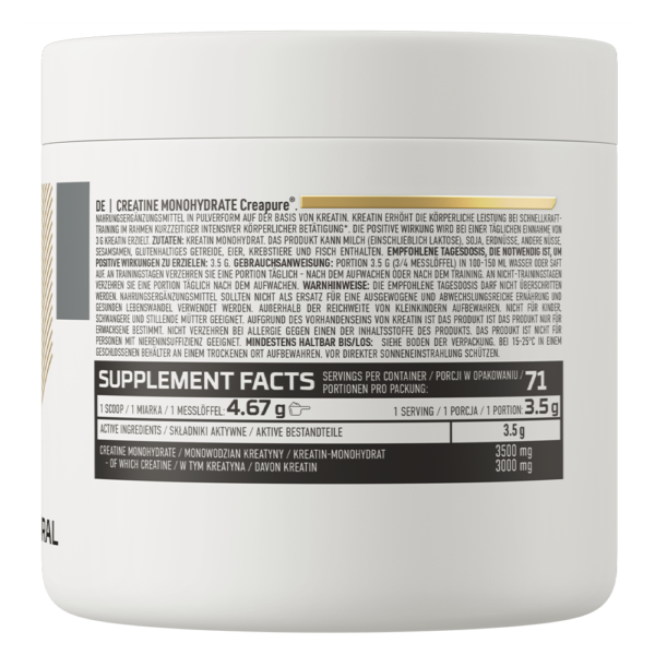 OstroVit Creatine Monohydrate Creapure 250g (natural)
