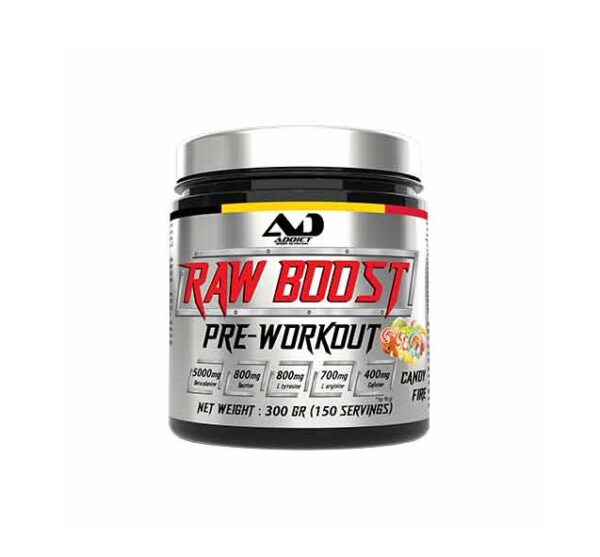Addict Raw Boost Pre-Workout 300g / Treeningeelne booster