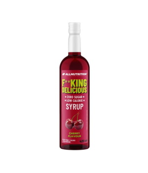 Fitking Delicious Syrup Zero Cherry 420ml / Низкокалорийный сироп без сахара со вкусом вишни
