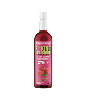 Fitking Delicious Syrup Zero Raspberry 420ml / Низкокалорийный сироп без сахара со вкусом малины
