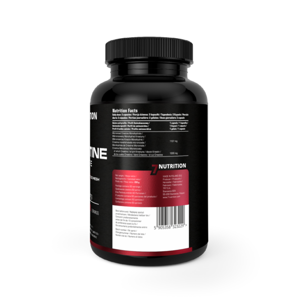eng_pl_-7Nutrition-Creatine-891_3 7Nutrition Creatine 3000mg 180caps / Kreatiinmonohüdraat