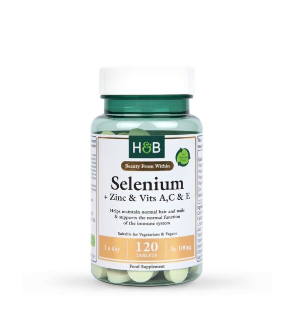 Holland & Barrett Selenium + Zinc & Vits A, C & E 120tabs