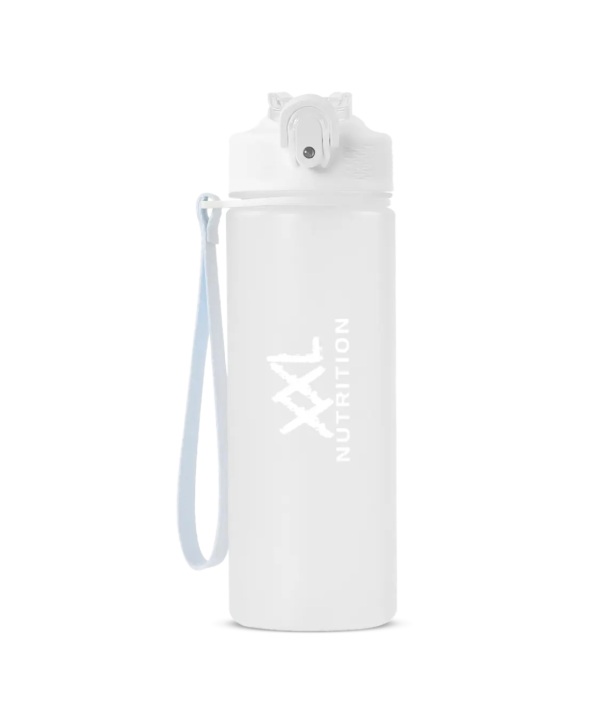 XXL Nutrition Hydrate Bottle 700ml (white) / Kõrrega joogipudel