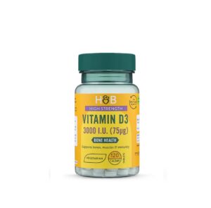 Holland & Barrett Vitamin D3 3000 I.U. 120 tabs / D3-vitamiin