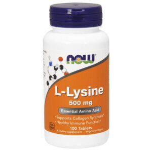 NOW Foods L-lysine 500 mg 100tabs / L-lüsiin