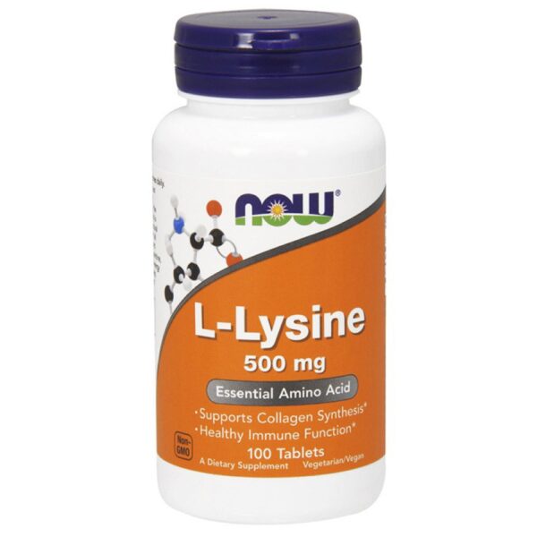 07383-L-Lysine-500-mg-100-tabs-1000x1000 NOW Foods L-lysine 500 mg 100tabs / L-lüsiin