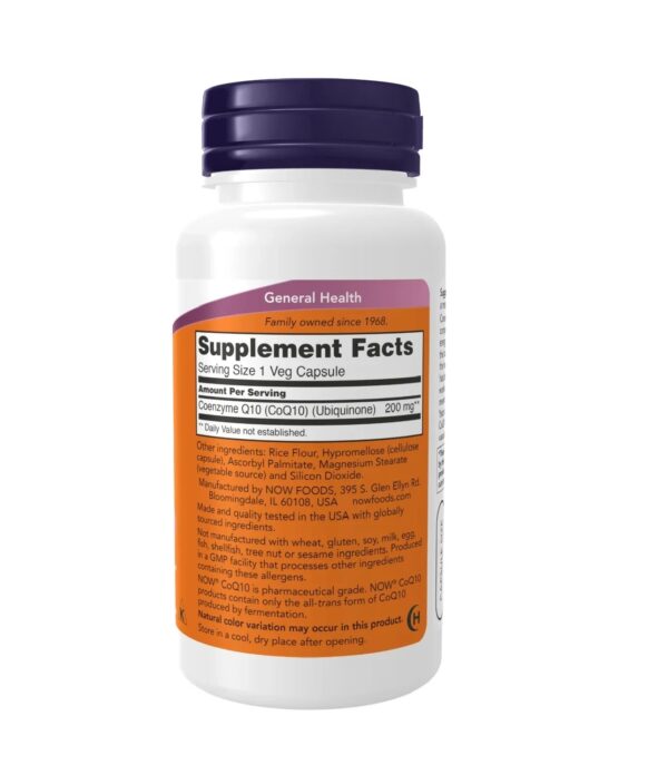 Now Foods CoQ10 200mg 60vcaps