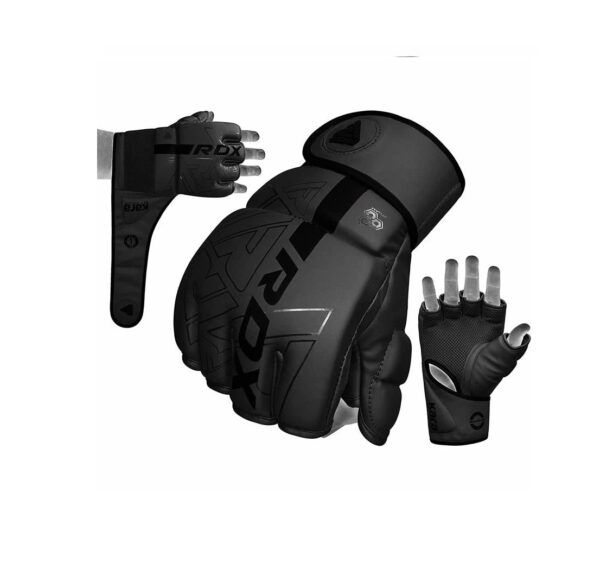 RDX F6 KARA MMA Grappling Gloves 5 RDX F6 KARA MMA Grappling Gloves Black