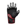 RDX F6 KARA MMA Grappling Gloves RED 4 RDX F6 KARA MMA Grappling Gloves RED