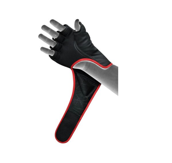 RDX F6 KARA MMA Grappling Gloves RED 5 RDX F6 KARA MMA Grappling Gloves RED