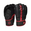 RDX F6 KARA MMA Grappling Gloves RED 6 RDX F6 KARA MMA Grappling Gloves RED