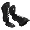 RDX jalakaitsmed 2 RDX T1 Black Shin Instep Guards Black / Säärekaitsmed
