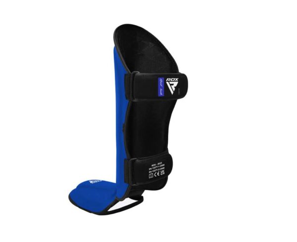 RDX jalakaitsmed blue white 2 RDX T1 Shin Instep Guards Blue/White / Säärekaitsmed