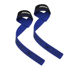 RDX STRAPS BLUE 3 RDX S4 Weightlifting Wrist Straps Blue / Tõsterihmad