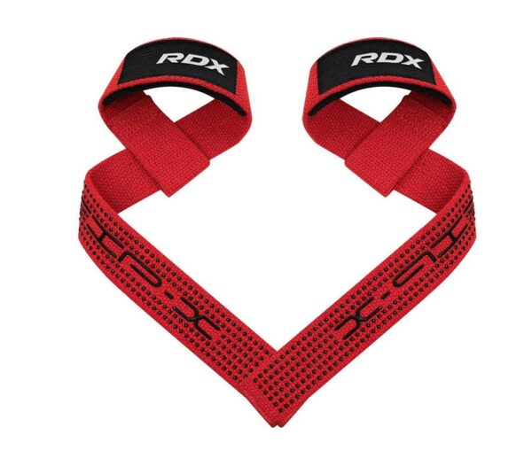 RDX STRAPS RED 4 RDX S4 Weightlifting Wrist Straps Red / Tõsterihmad