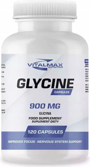 xlarge_20251013164948_vitalmax_care_glycine_900mg_120_kapsoules Vitalmax Glycine 900mg 120caps / L-глицин