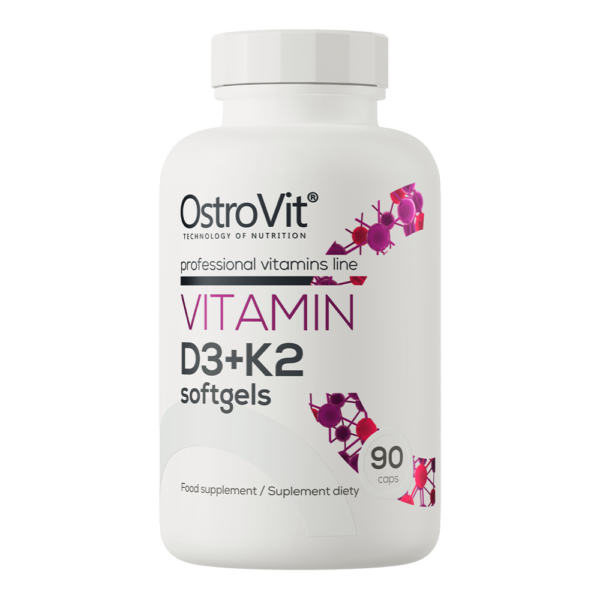 eng_pl_OstroVit-Vitamin-D3-K2-90-capsules-20600_2 OstroVit Vitamin D3 + K2 90softgels / D3 + K2 MK-7 vitamiin