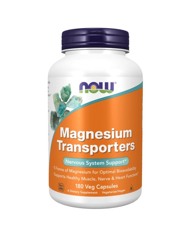 Now Foods Magnesium Transporters 180caps / Magneesium 5 vormis